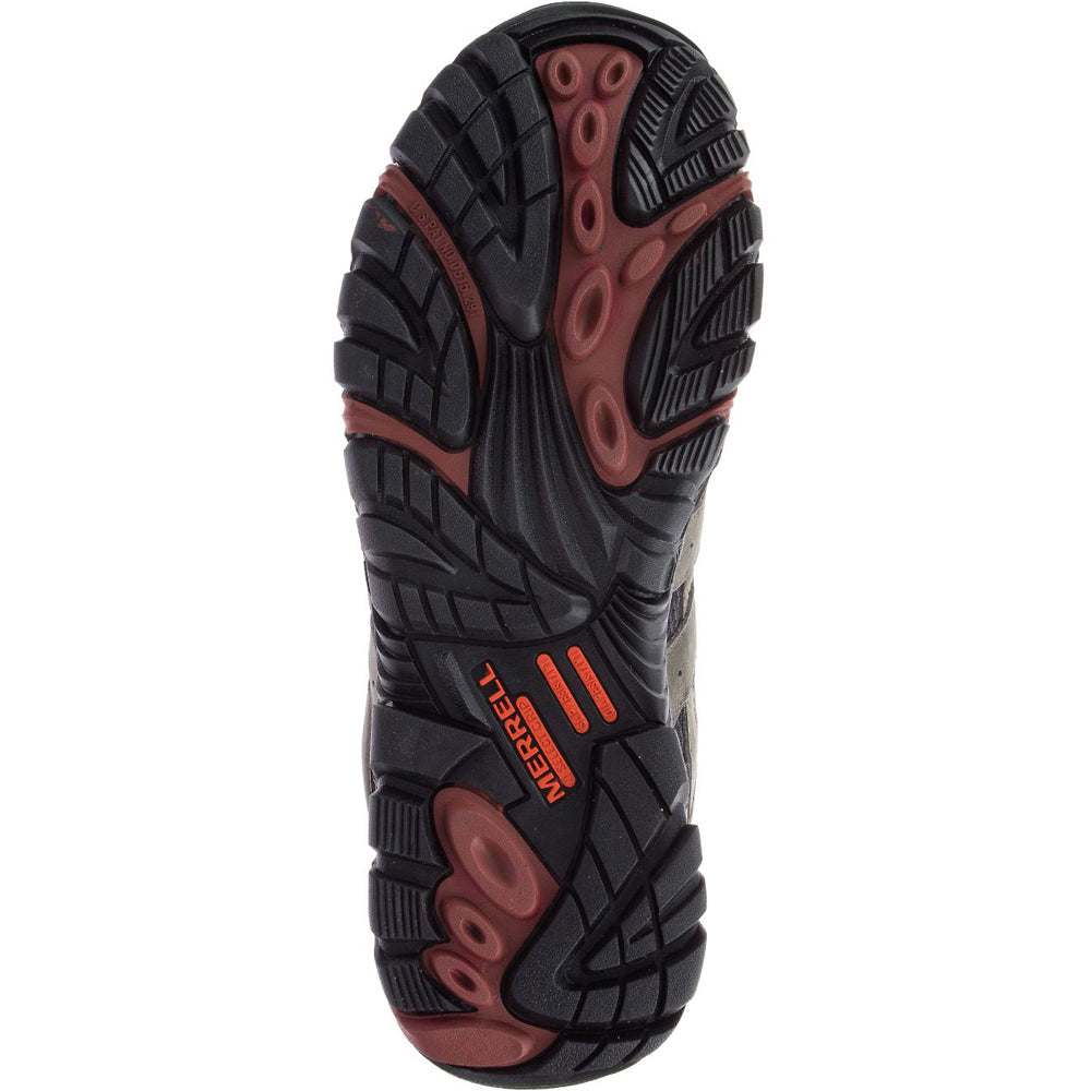 MERRELL SAFTEY TOE MOAB VERTEX MID WP PEWTER - MENS