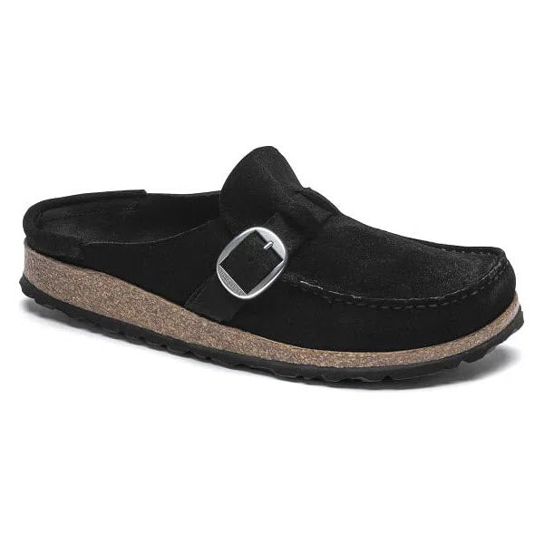 BIRKENSTOCK BUCKLEY BLACK SUEDE - WOMENS