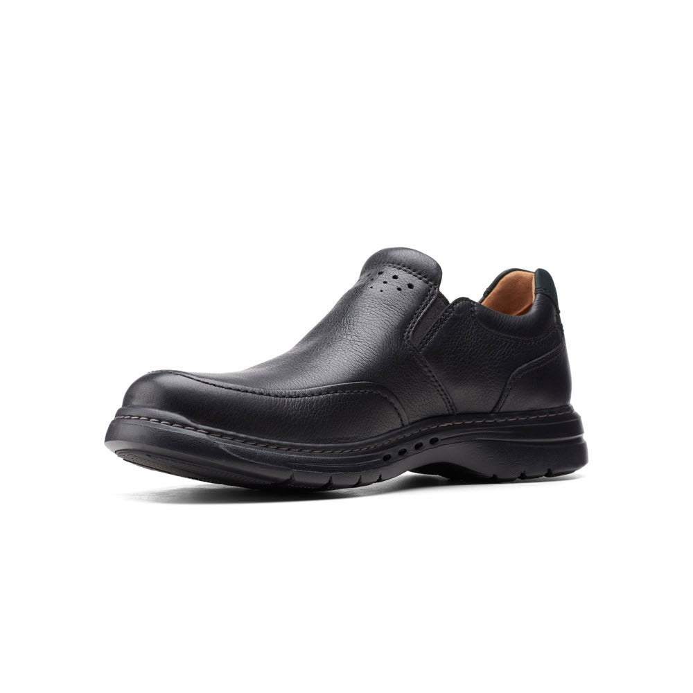 Clarks black slip on best sale