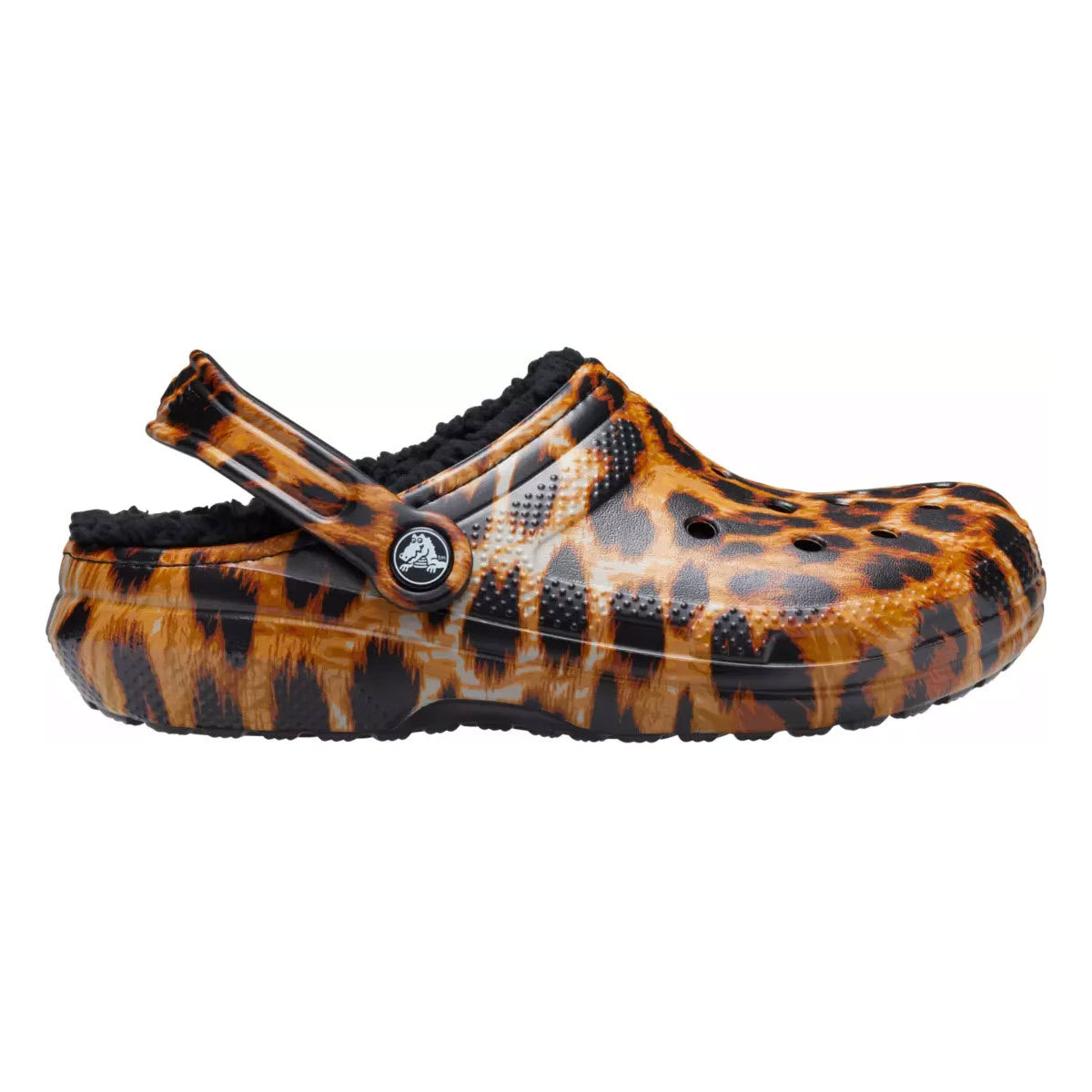 Shops leopard print lined crocs