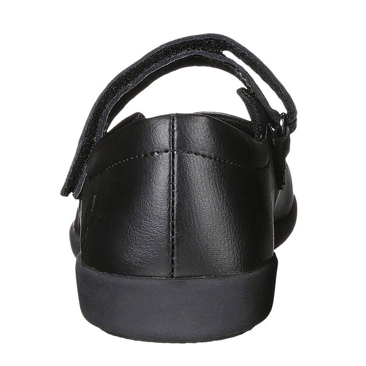 HUSH PUPPIES LEXI BLACK LEATHER - KIDS