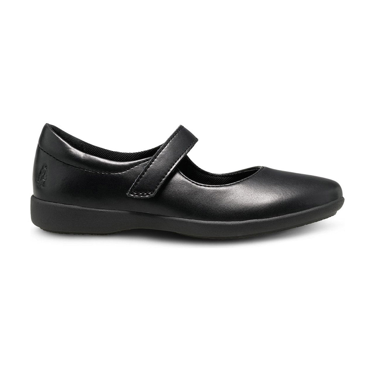 HUSH PUPPIES LEXI BLACK LEATHER - KIDS