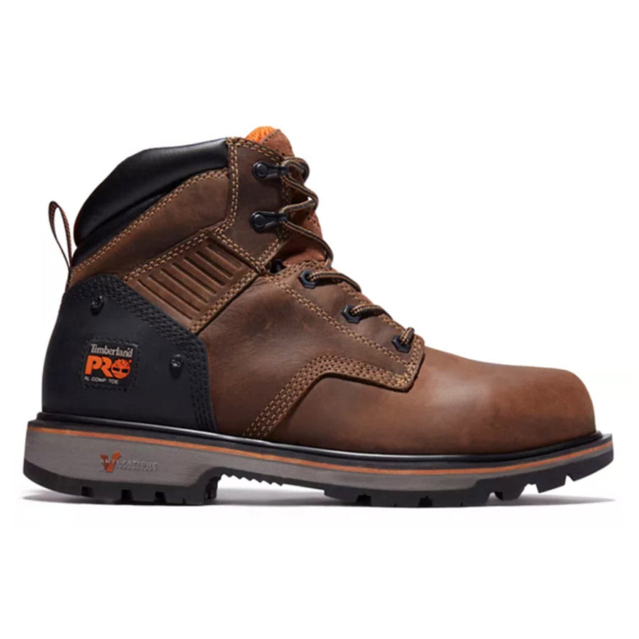 TIMBERLAND PRO COMP TOE BALLAST 6&quot; MOCHA - MENS