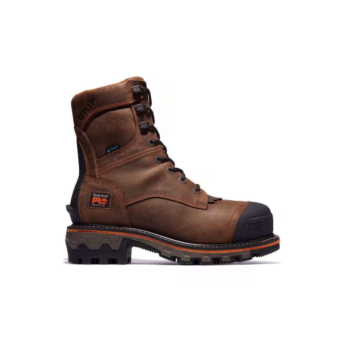 TIMBERLAND PRO BOONDOCK HD COMP TOE LOGGER BROWN - MENS