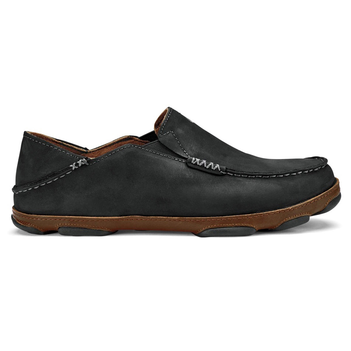 OLUKAI MOLOA SLIP ON BLACK