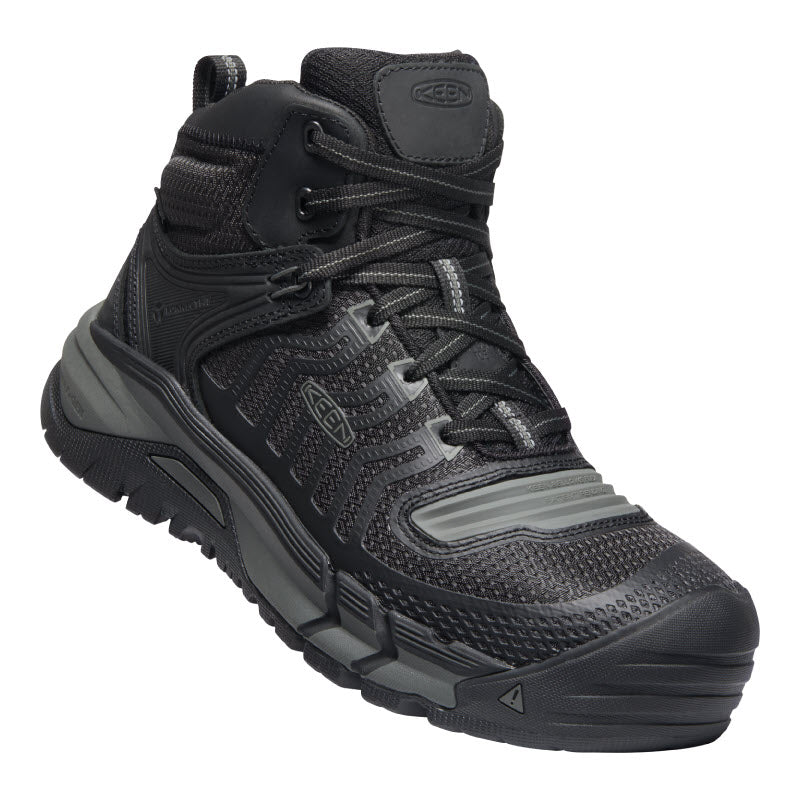 KEEN KANSAS CITY MID SAFETY TOE BLACK - MENS