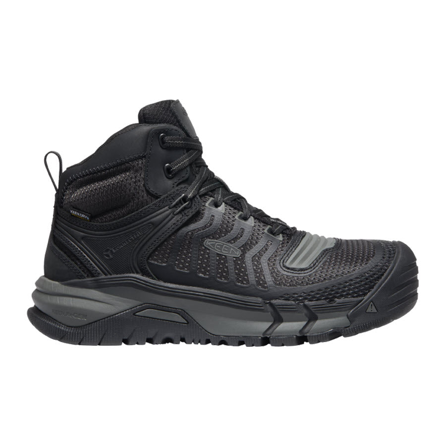 KEEN KANSAS CITY MID SAFETY TOE BLACK - MENS