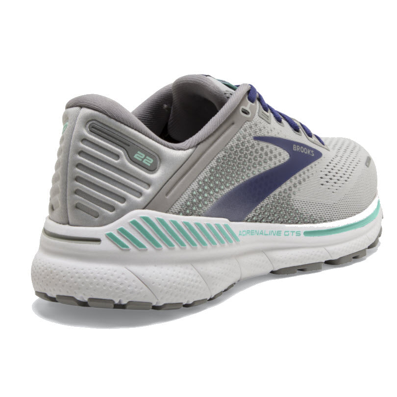 BROOKS ADRENALINE GTS 22 ALLOY/BLUE - WOMENS