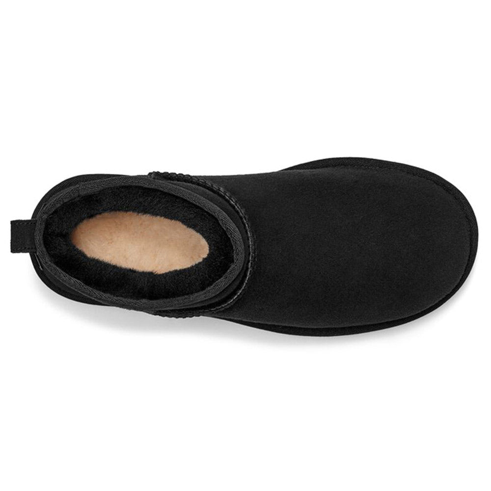 UGG CLASSIC ULTRA MINI BLACK - WOMENS - Lamey Wellehan Shoes