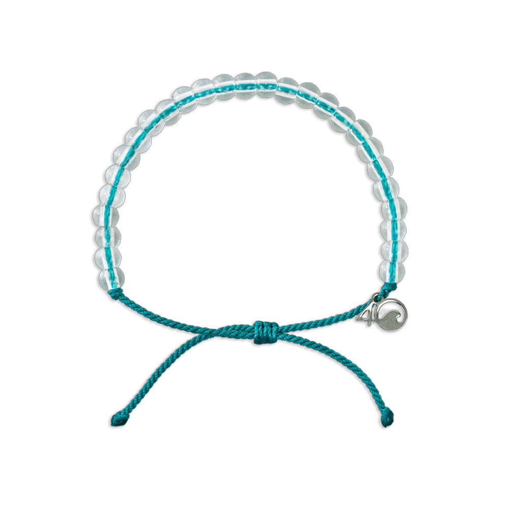 A 4Ocean 4OCEAN BRACELET WHITE SIDED DOLPHIN, promoting dolphin awareness.