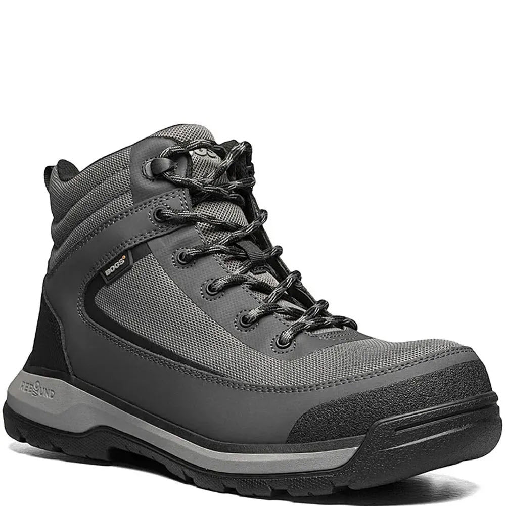 BOGS SHALE MID SOFT TOE WATERPROOF DARK GRAY - MEN