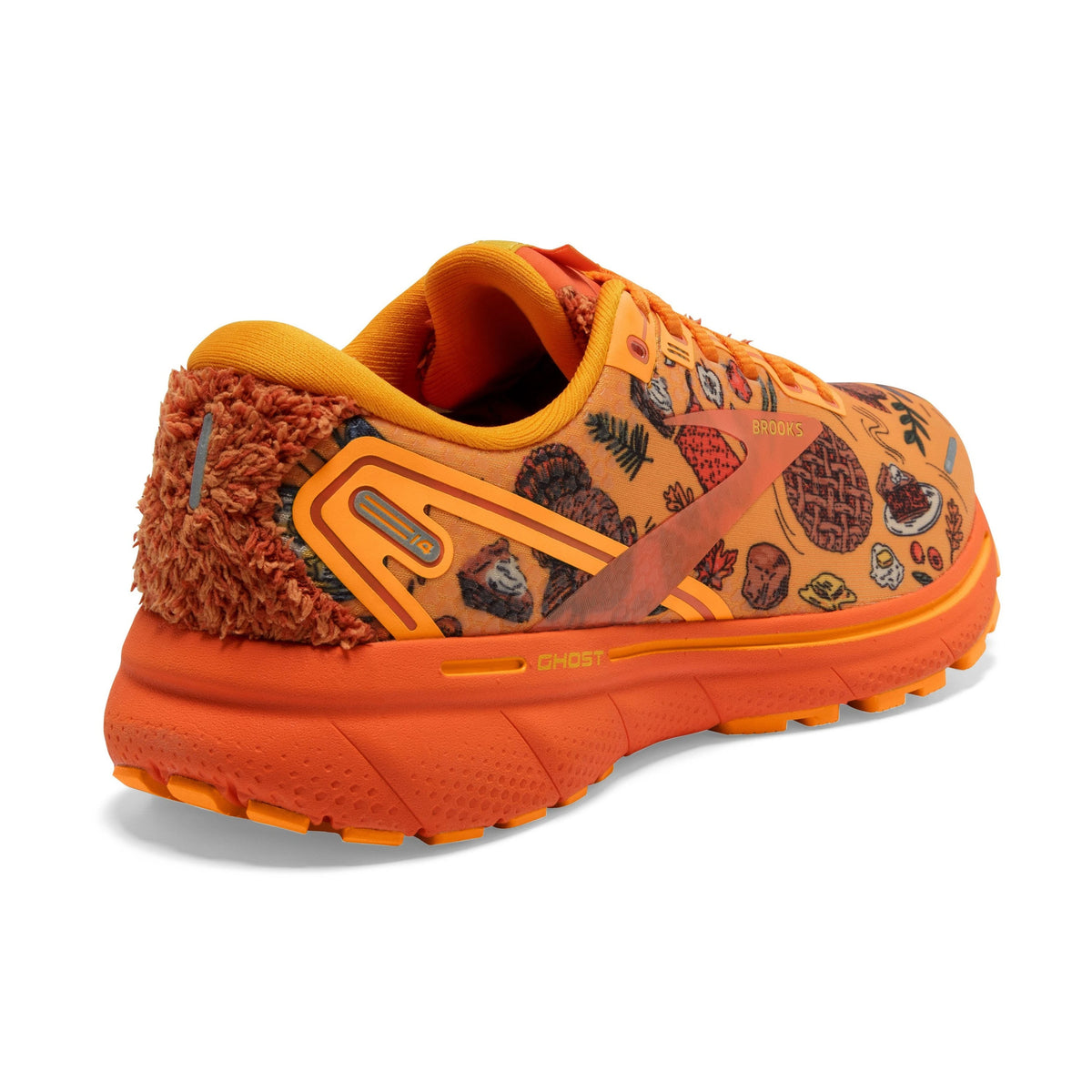 BROOKS GHOST 14 CITRUS/GOLD FLAME/ORANGEADE - WOMENS