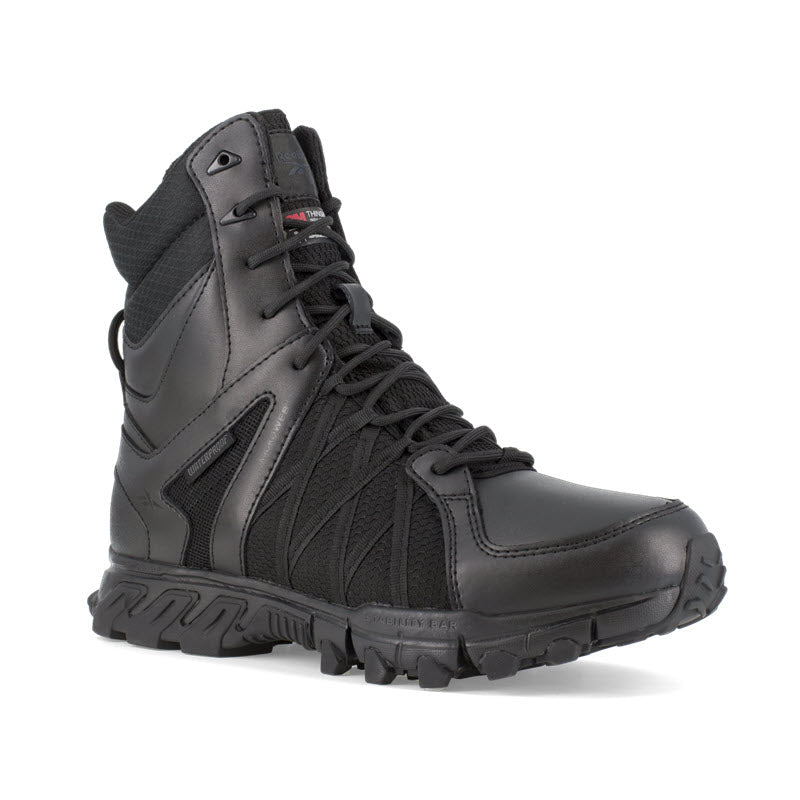 REEBOK WORK TRAIL GRIP TACTICAL ZIP BOOT BLACK MENS Lamey Wellehan Shoes