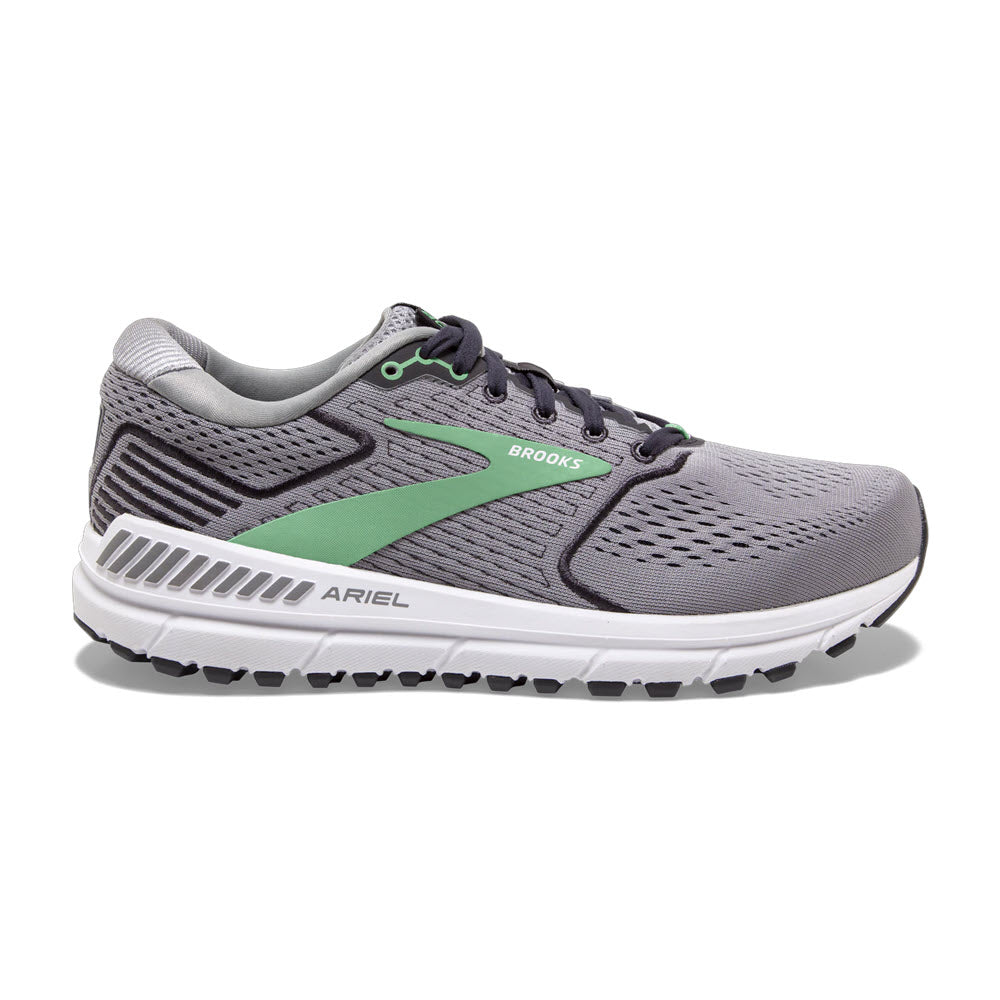 BROOKS ARIEL 20 ALLOY/GREEN - WOMENS