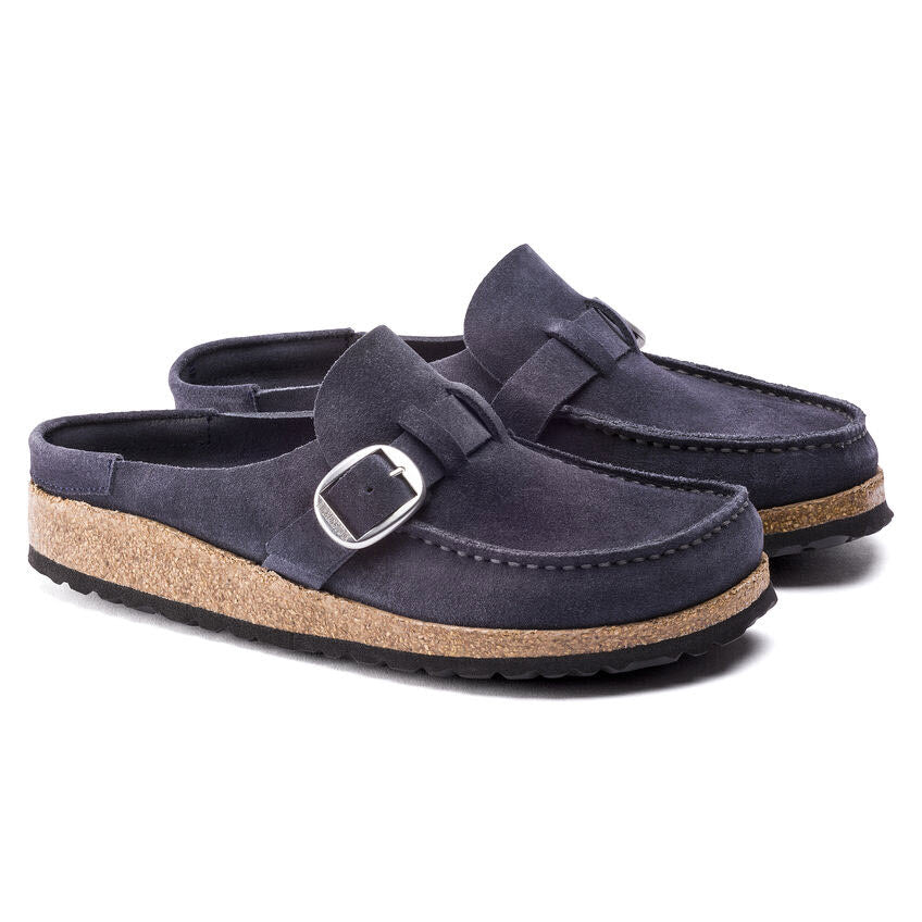 BIRKENSTOCK BUCKLEY NAVY SUEDE - WOMENS