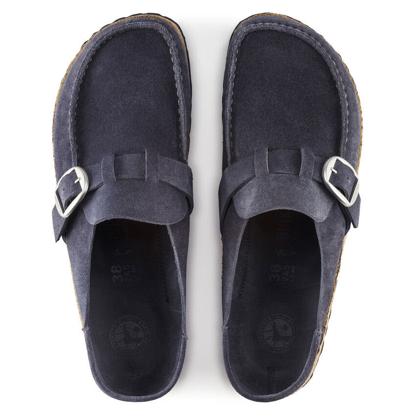 BIRKENSTOCK BUCKLEY NAVY SUEDE - WOMENS