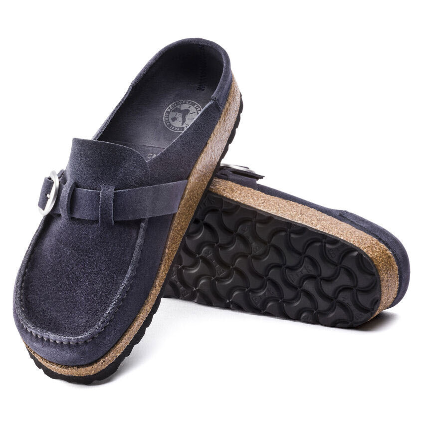 BIRKENSTOCK BUCKLEY NAVY SUEDE - WOMENS