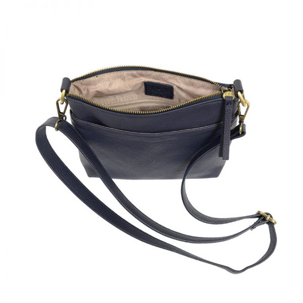 JOY SUSAN LAYLA TOP ZIP BAG NAVY