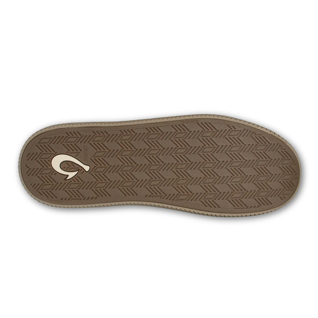 OLUKAI MUAILI DARK WOOD/SILT SLIPPER - MENS