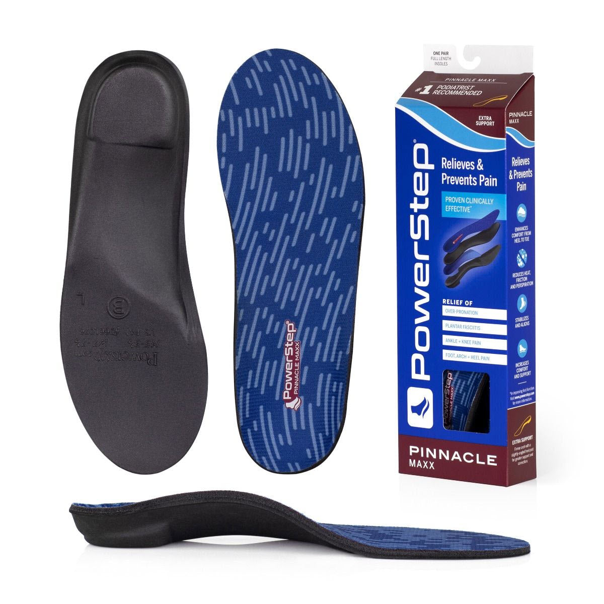 PINNACLE MAXX SUPPORT REPLACEMENT INSOLE