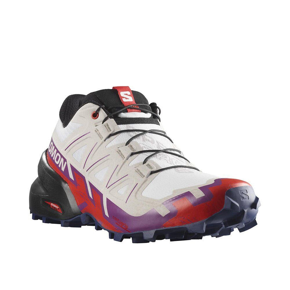 SALOMON SPEEDCROSS 6 WHITE/SPARKLING GRAPE - WOMENS