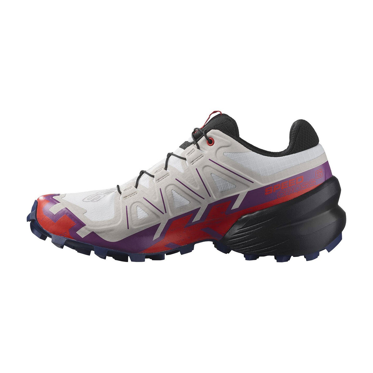 SALOMON SPEEDCROSS 6 WHITE/SPARKLING GRAPE - WOMENS