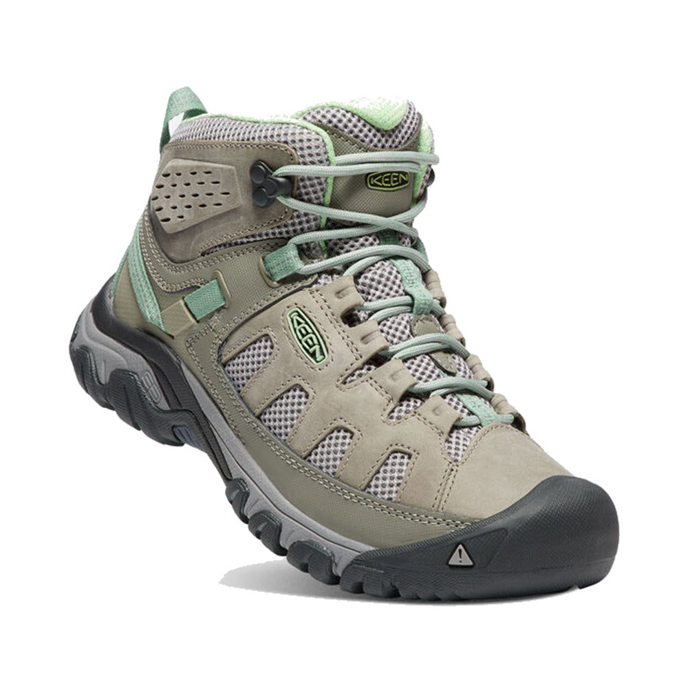 KEEN TARGHEE VENT MID FUMO/QUIET GREEN - WOMENS