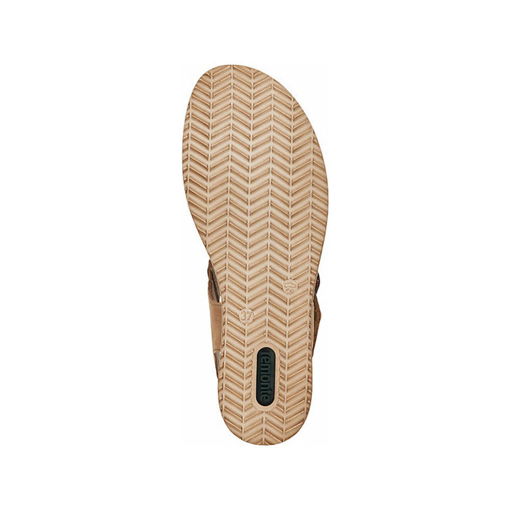 REMONTE BIG BUCKLE WOVEN SANDAL SAND - WOMENS