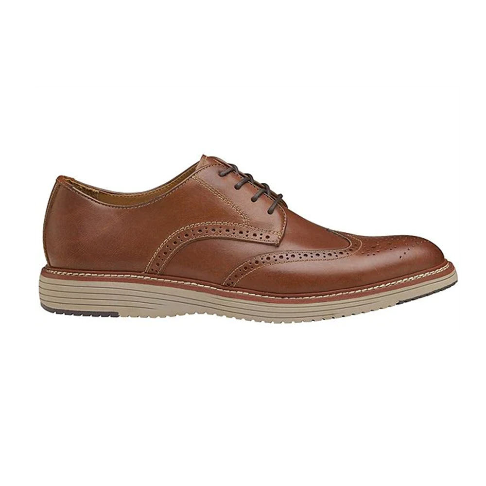 JOHNSTON &amp; MURPHY UPTON WINGTIP TAN - MENS