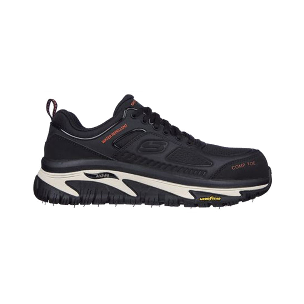 SKECHERS ARCH FIT ROAD WALKER RAYLAN ST BLACK - MENS