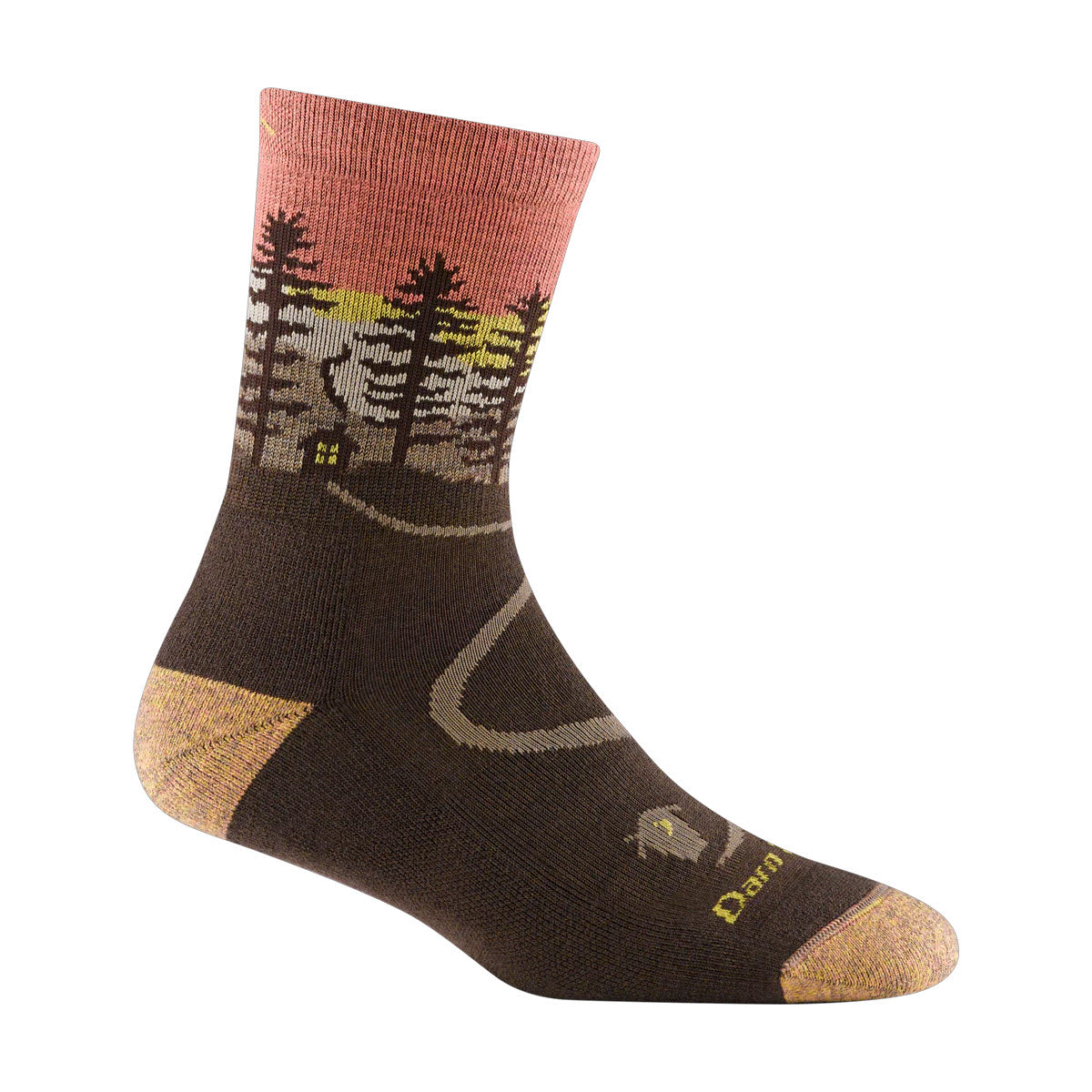 DARN TOUGH NORTHWOODS MICRO CREW SOCKS EARTH - WOMENS