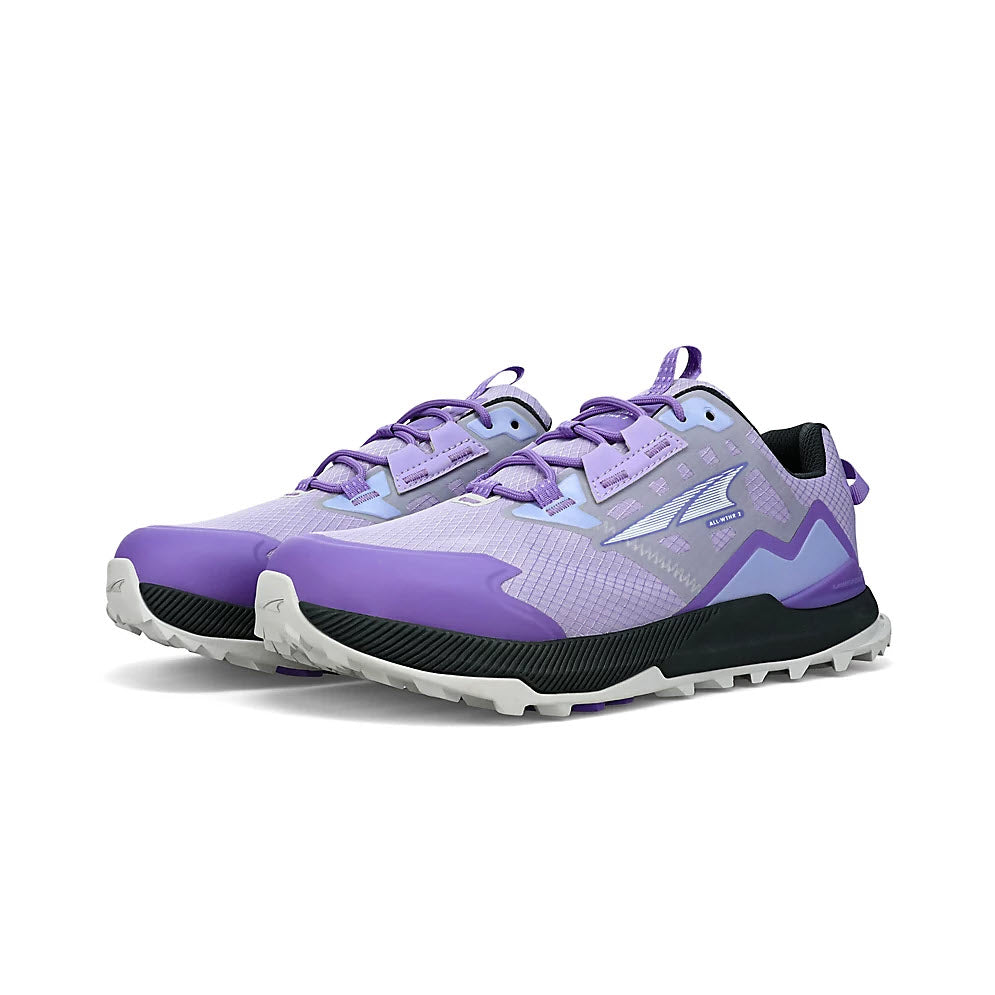 ALTRA LONE PEAK ALL-WTHR LOW 2 GRAY/PURPLE - WOMENS