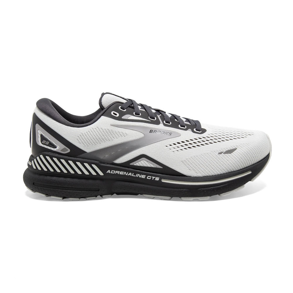 BROOKS ADRENALINE GTS 23 OYSTER EBONY ALLOY MENS Lamey Wellehan Shoes