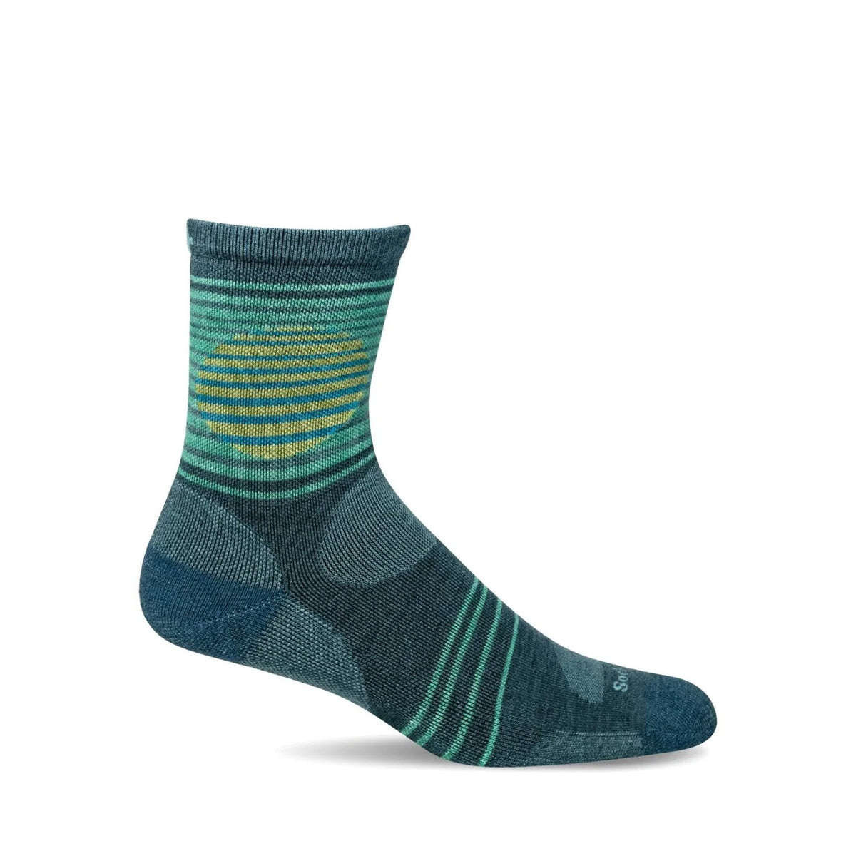 SOCKWELL HORIZON 15-20 MM COMPRESSION CREW SOCKS BLUERIDGE - WOMENS