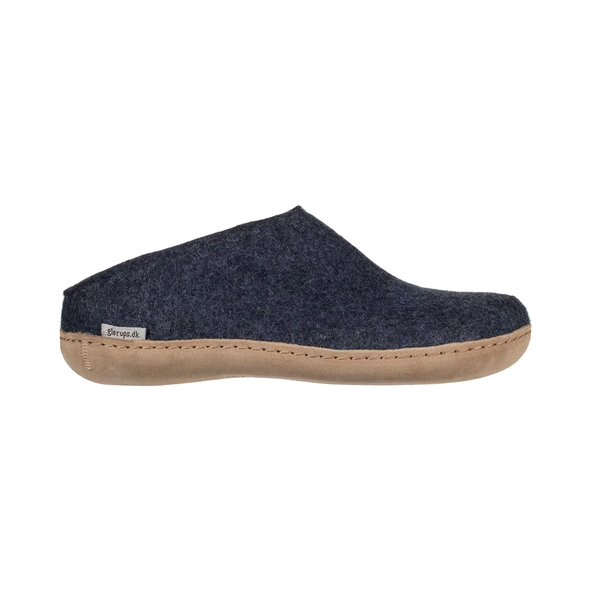 GLERUPS THE SLIP ON LEATHER DENIM - ADULTS