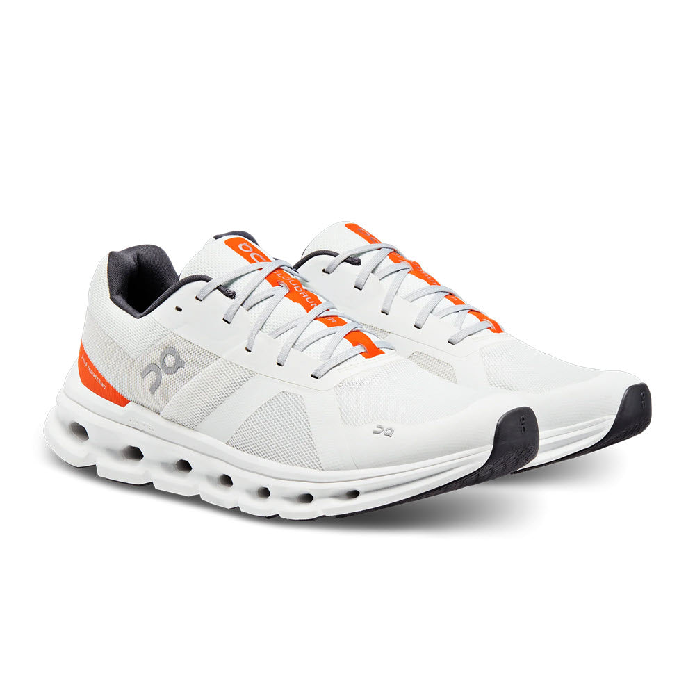 ON RUNNING CLOUDRUNNER UNDYED WHITE/FLAME - MENS