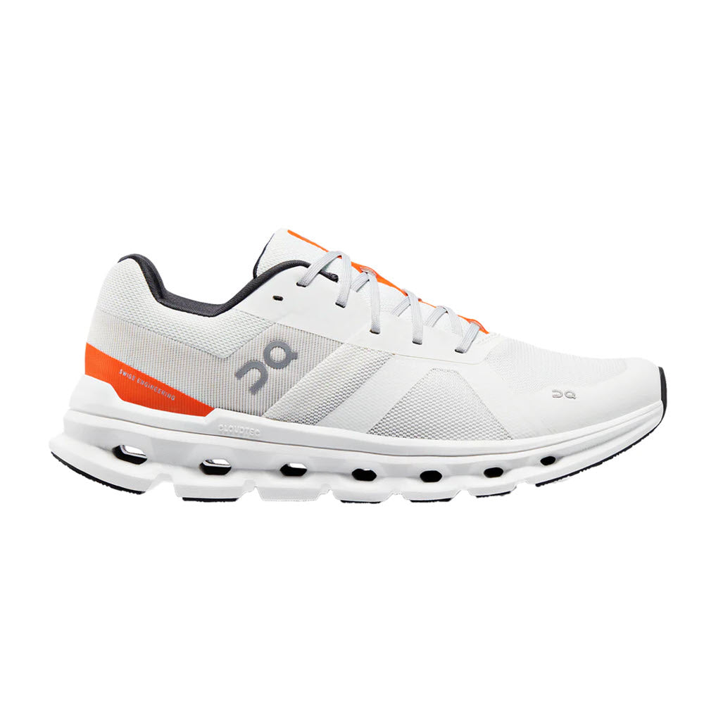 ON RUNNING CLOUDRUNNER UNDYED WHITE/FLAME - MENS