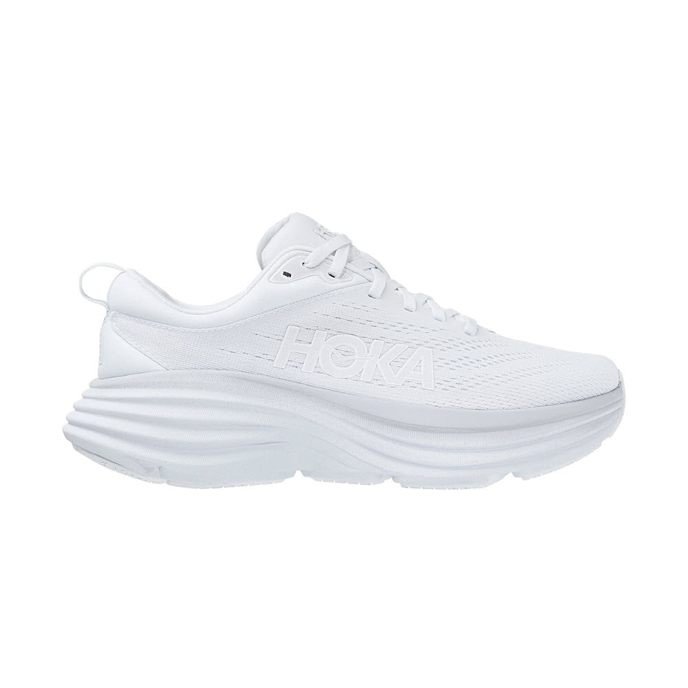 HOKA BONDI 8 WHITE/WHITE - WOMENS