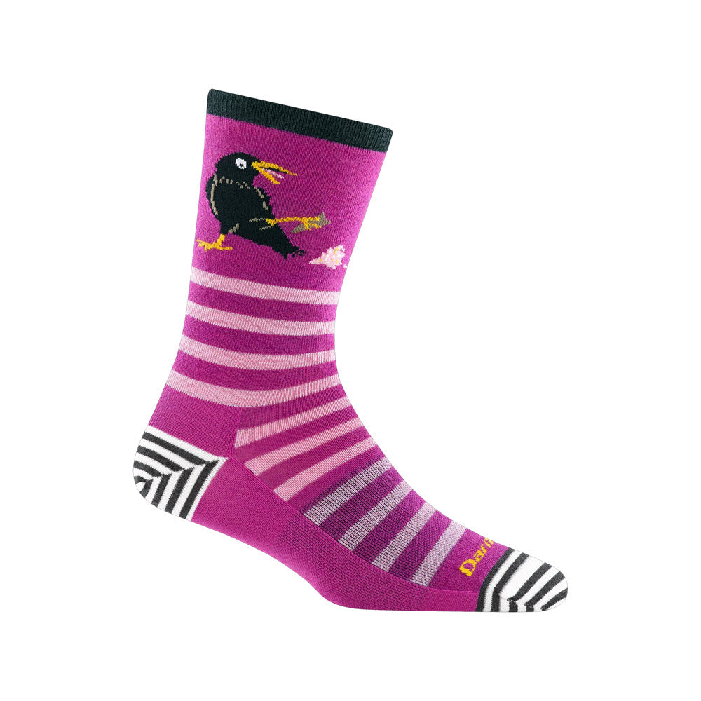 DARN TOUGH ANIMAL HAUS CREW SOCKS CLOVER - WOMENS