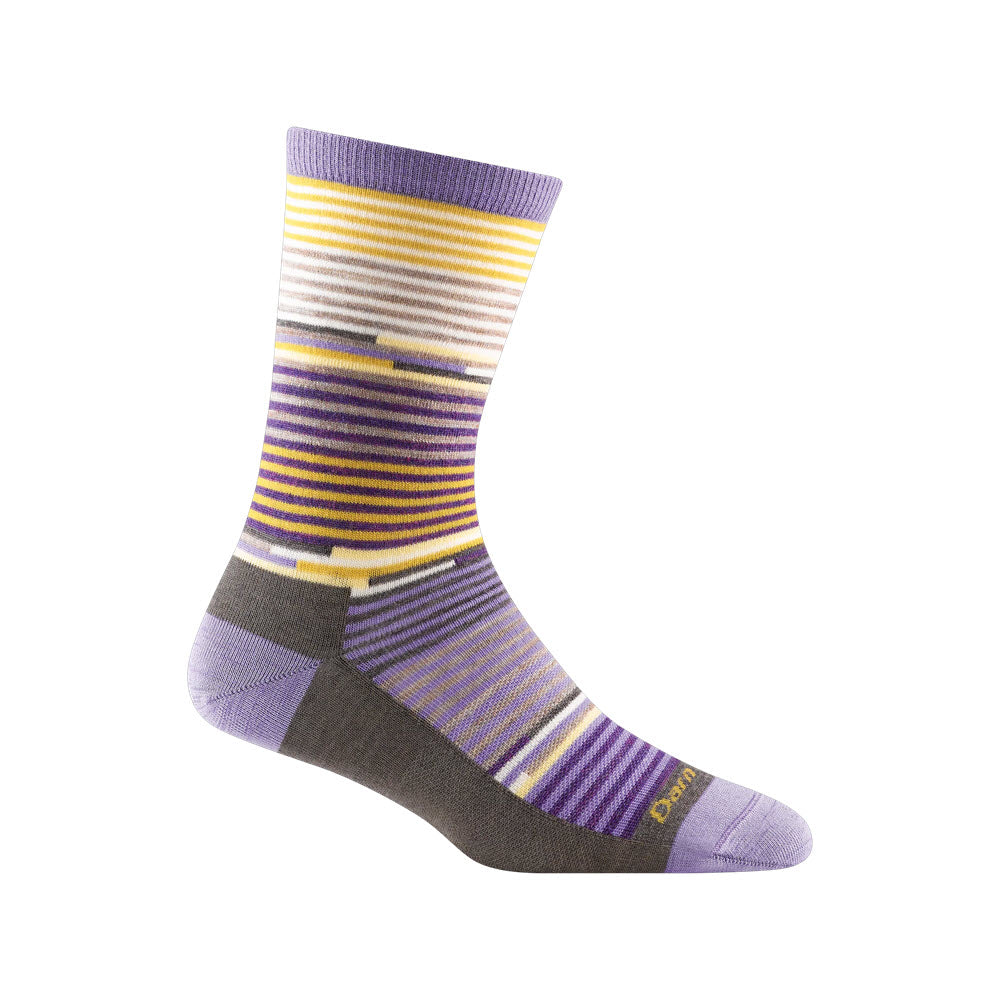 DARN TOUGH PIXIE CREW SOCKS LAVENDER - WOMENS