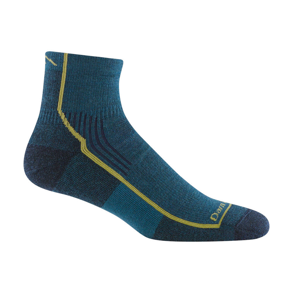 DARN TOUGH HIKER QUARTER SOCKS DARK TEAL - MENS