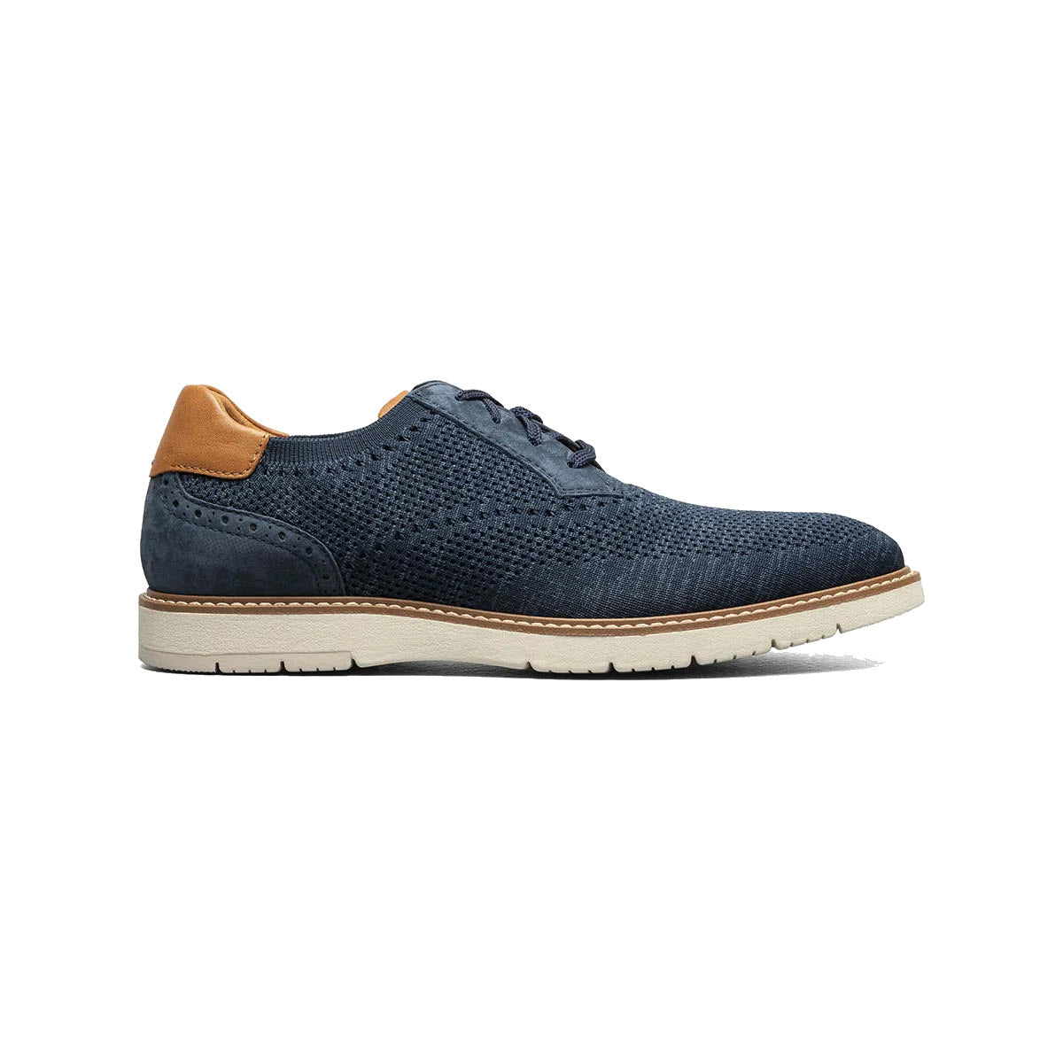 FLORSHEIM VIBE KNIT PLAIN TOE OXFORD NAVY - MENS