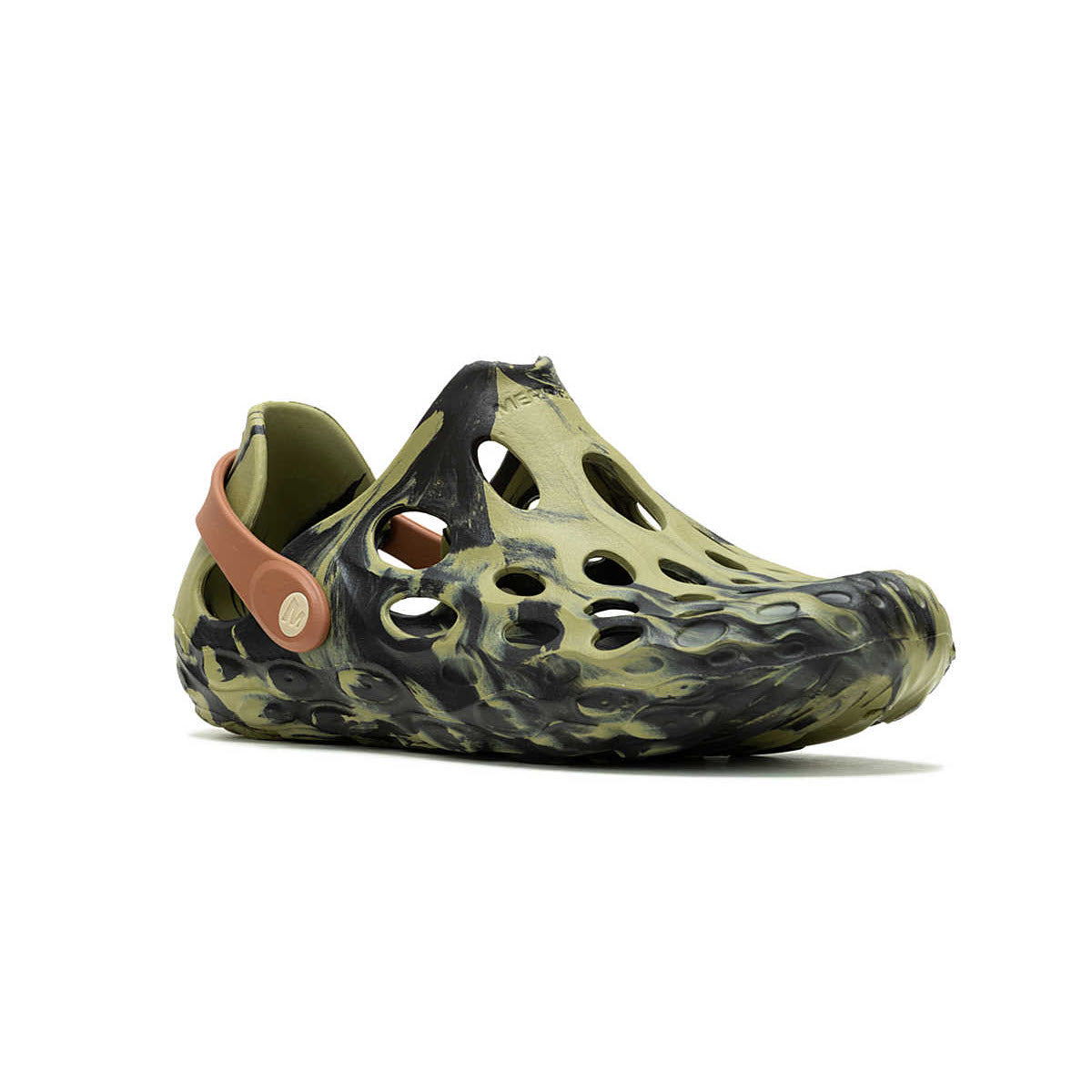 MERRELL HYDRO MOC SLIP ON BLACK MOSSTONE CAMO - MENS