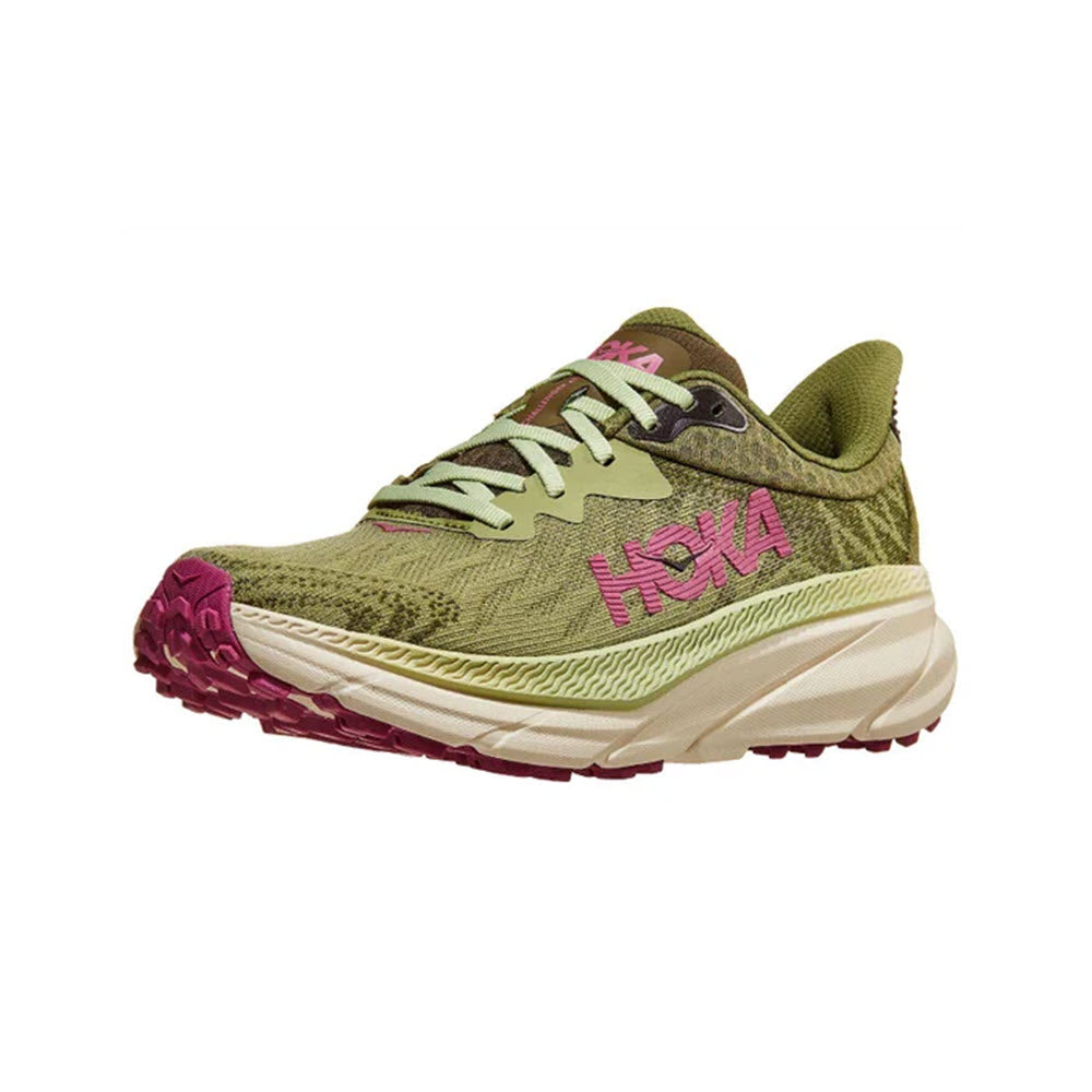 HOKA CHALLENGER ATR 7 FOREST FLOOR/BEET ROOT- WOMENS