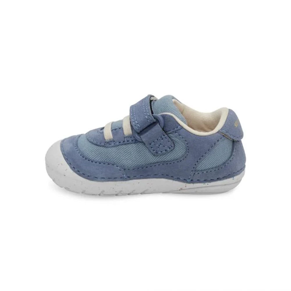 A close-up of a STRIDE RITE SM SPROUT BLUE - KIDS featuring a memory foam interior by Stride Rite.