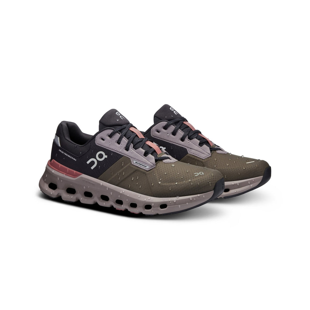 ON CLOUDRUNNER 2 WATERPROOF OLIVE/MAHOGANY - WOMENS