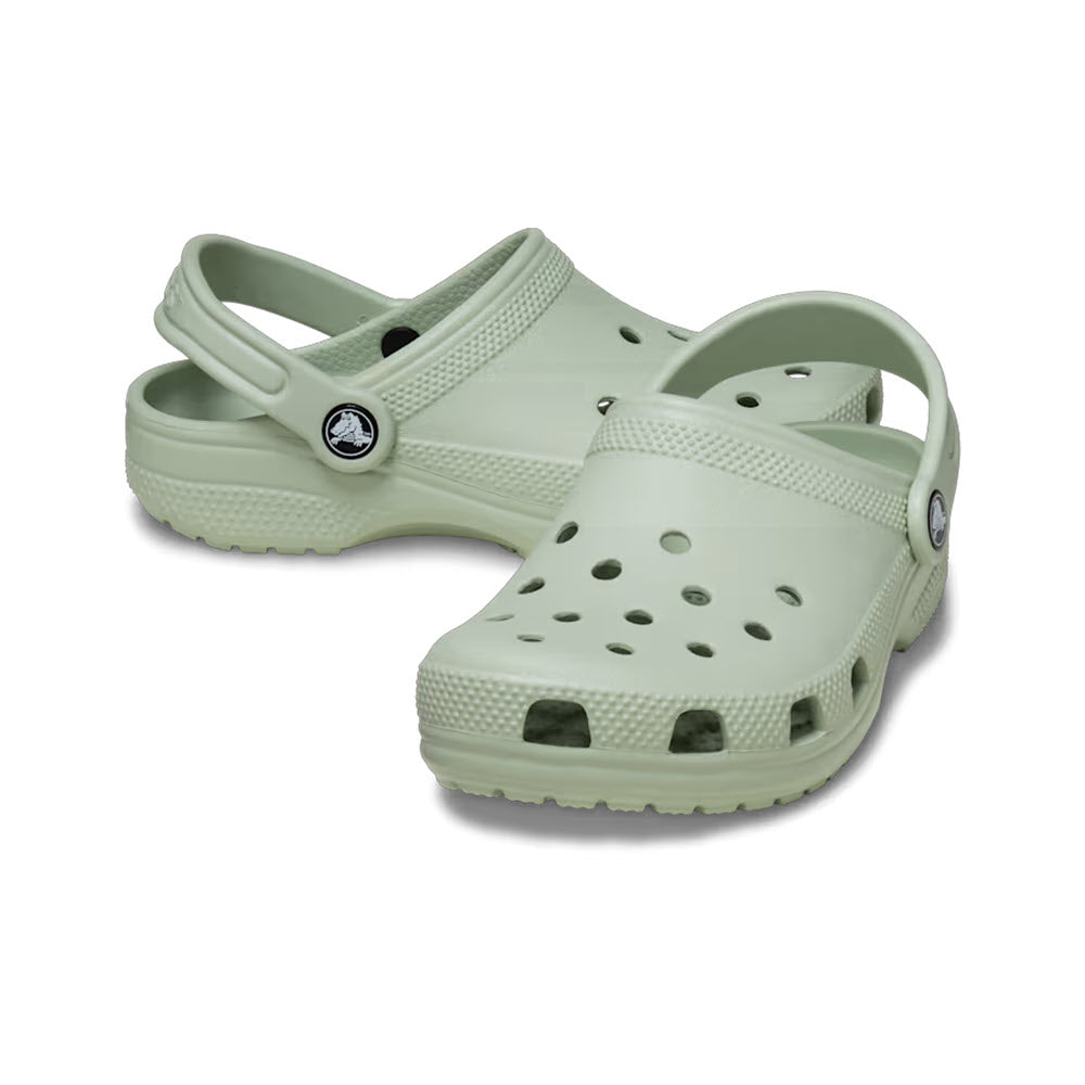 Kids green crocs online