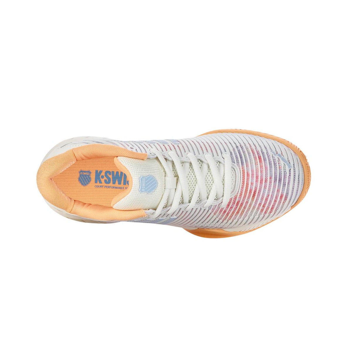 K-SWISS HYPERCOURT EXPRESS 2 STAR WHITE/PEACH FUZZ - WOMENS