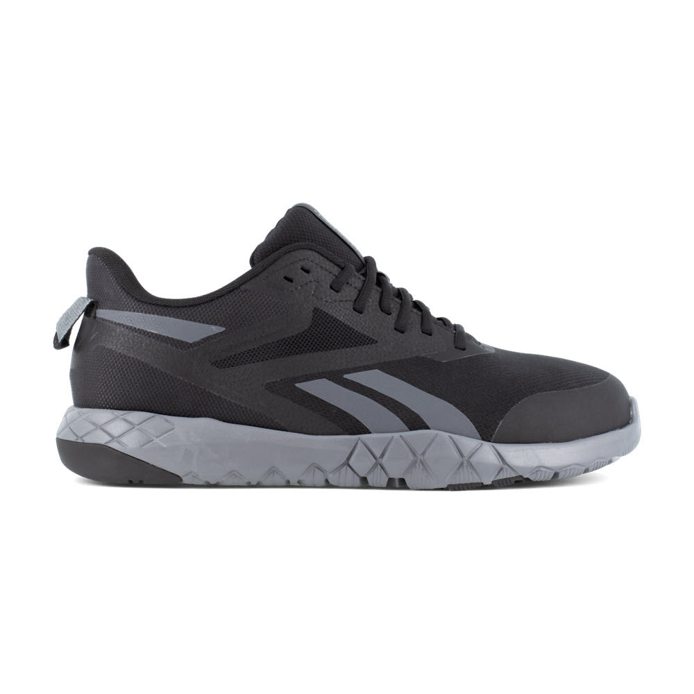 REEBOK COMPOSITE TOE FLEXAGON FORCE XL ATHLETIC WORK SHOE BLACK - MENS