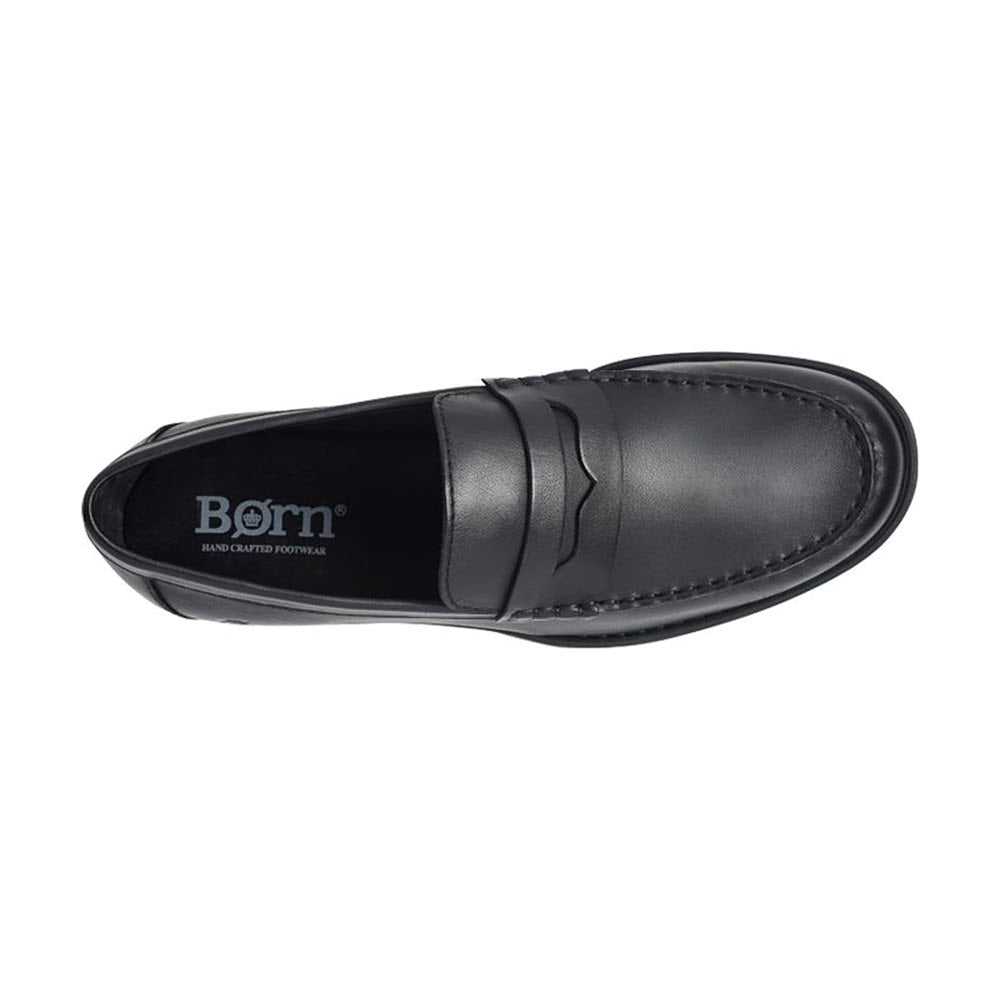 BORN MATTHEW SLIP ON PENNY LOAFER BLACK - MENS